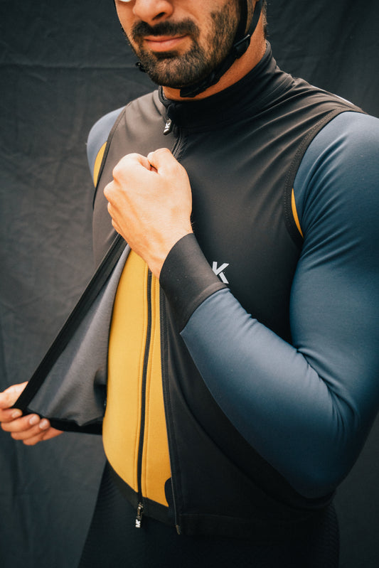 MAILLOT ML YULE CURRY/NAVY/BLACK