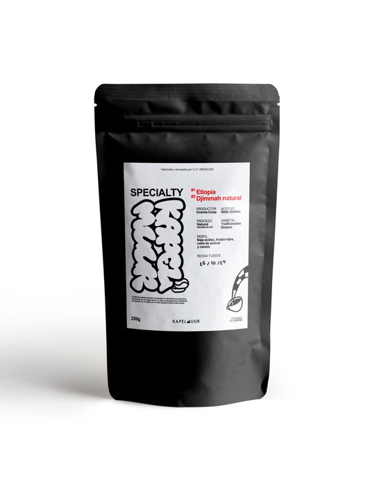 KAPELMUUR SPECIALTY Etiopía Djimmah natural 250gr