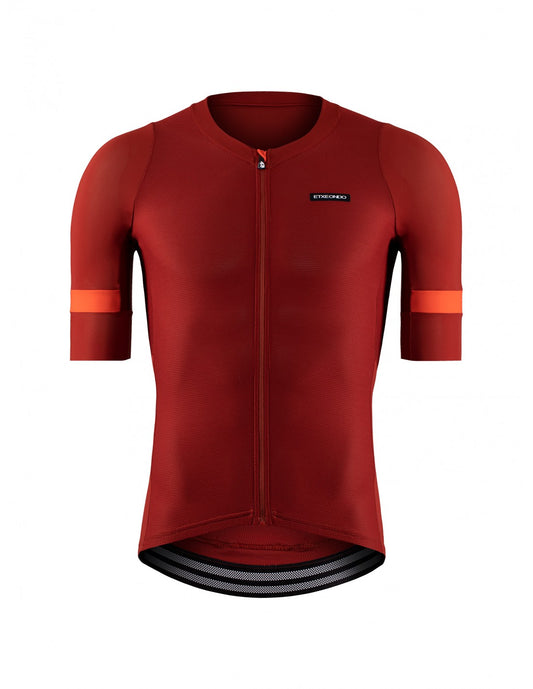 Maillot Etxeondo Mendi Rojo Caldera/Naranja