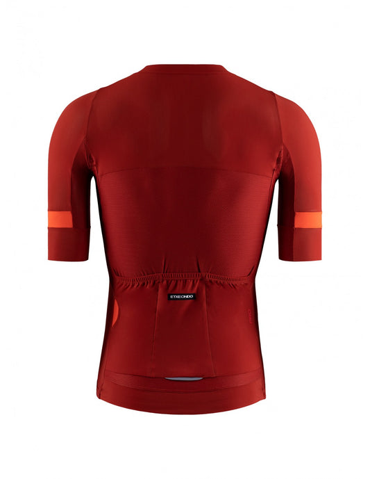 Maillot Etxeondo Mendi Rojo Caldera/Naranja